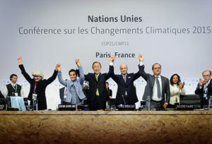 الهدف الرئيسي لاتفاق باريس هو تعزيز الاستجابة العالمية لخطر تغير المناخ